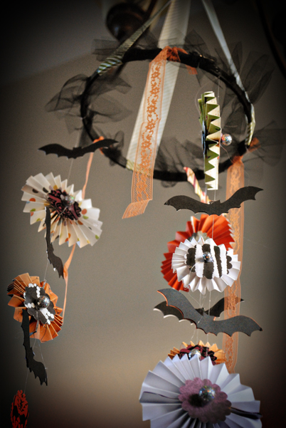 Halloween mobile close up