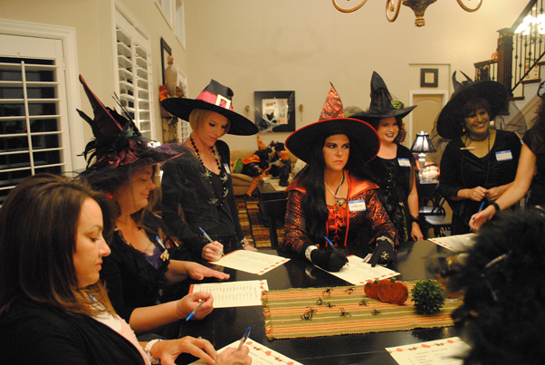 witches at table