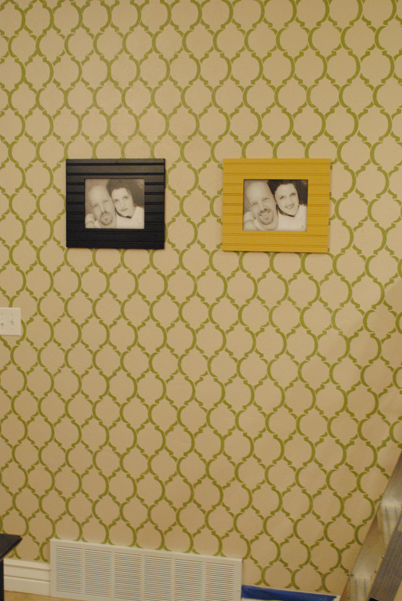 stenciled wall 2