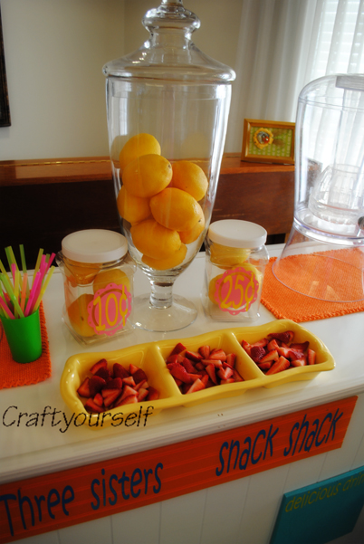 Lemonade stand strawberries