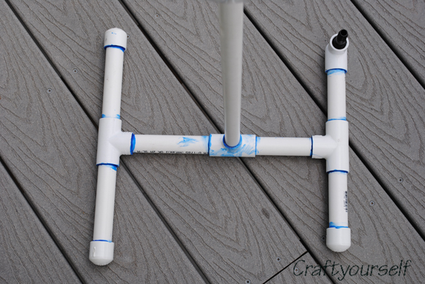 pvc rocket launcher stand