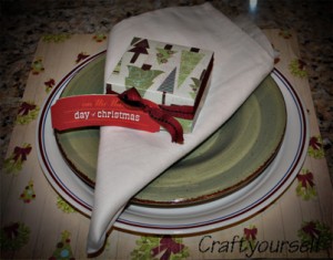 Table setting Green country