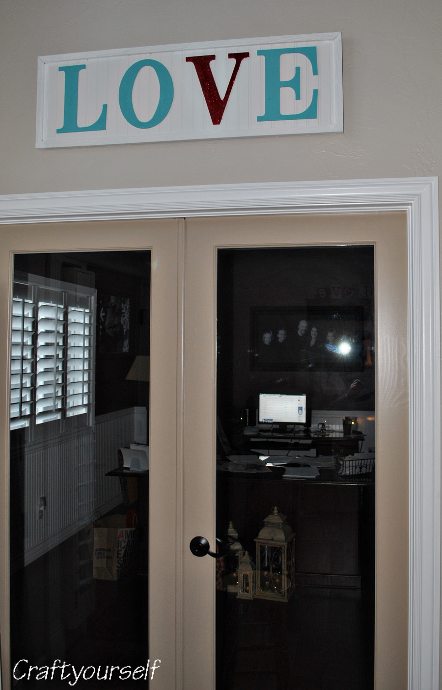 love above office door