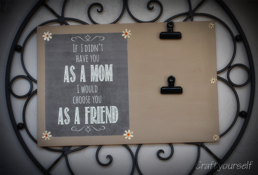 Mother's day plaque