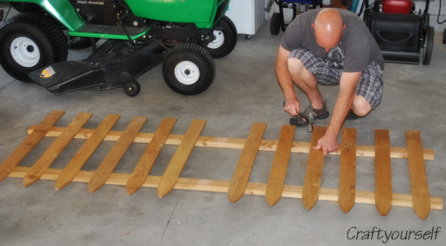 Picket fence before pictures