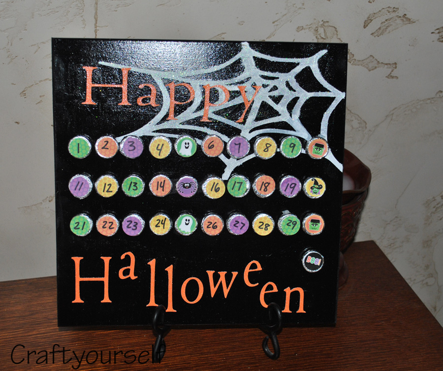 Halloween count down finished shiny top