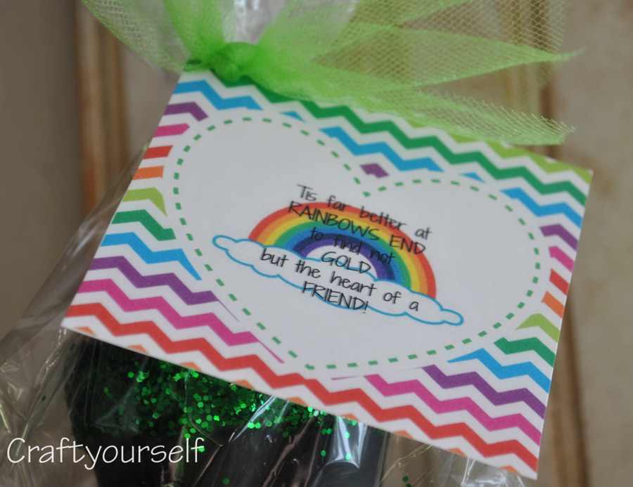 Pot of gold friend printable