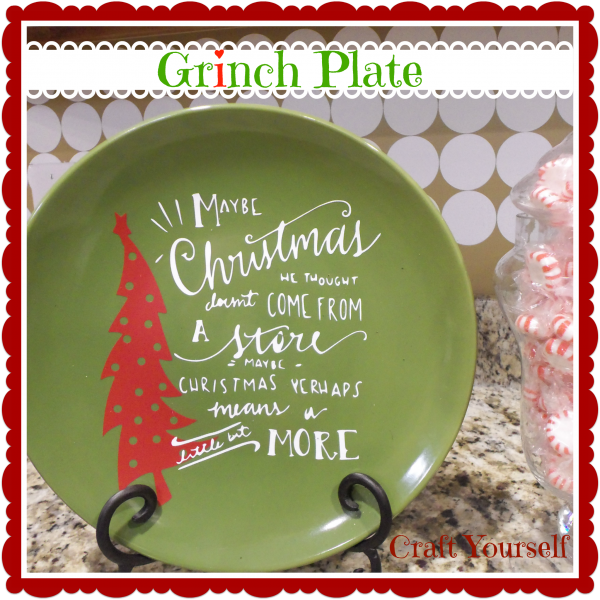 Grinch Plate