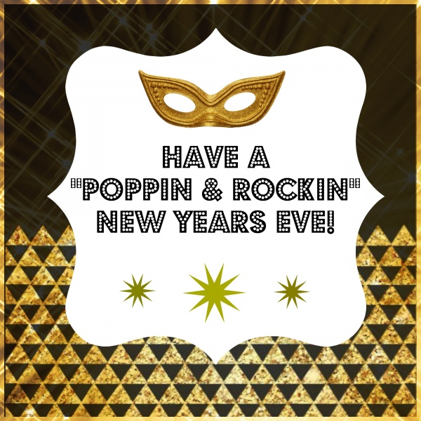 poppin rockin new year mask
