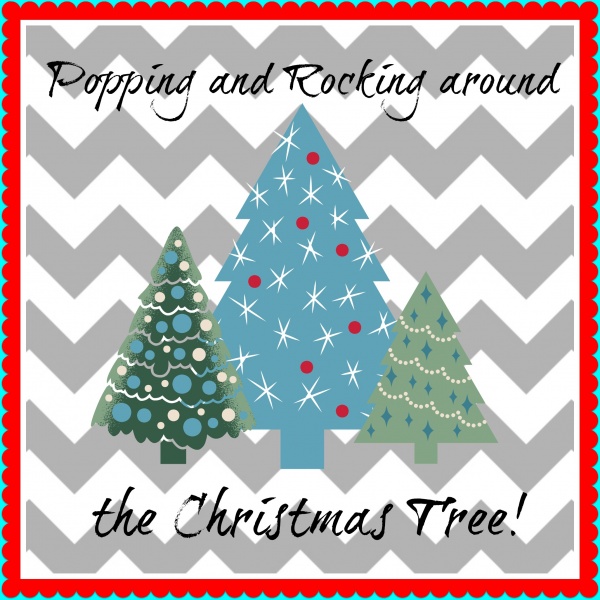 popping and rocking around the christmas tree