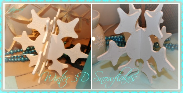 3D Snowflake Collage