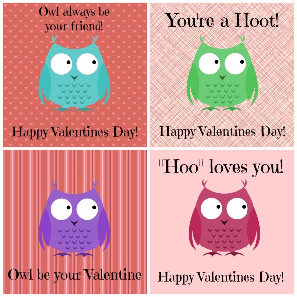 owl valentines