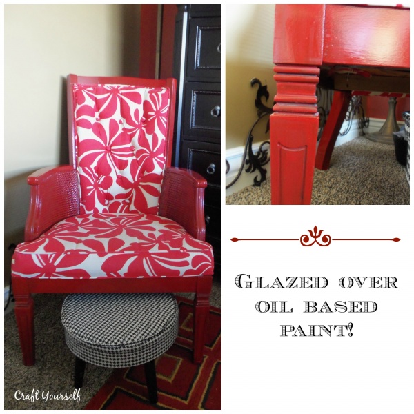 Glaze over oil based paint