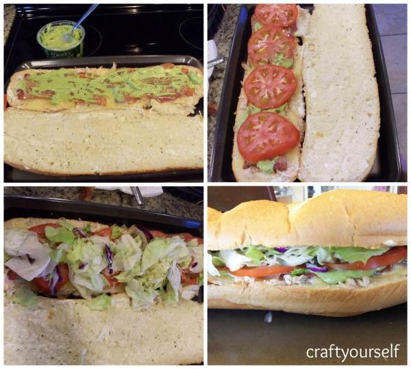 chicken bacon ranch cold sandwhich