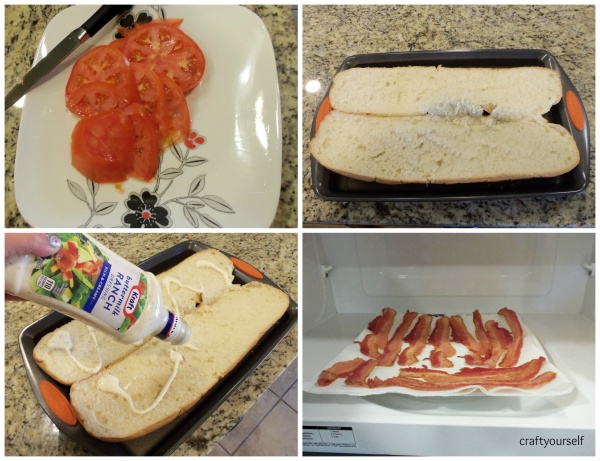 chicken bacon ranch sandwhich how to
