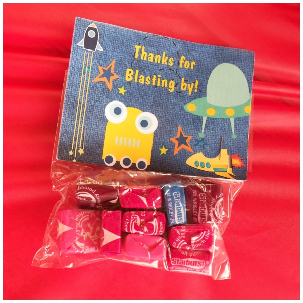rocket party favor