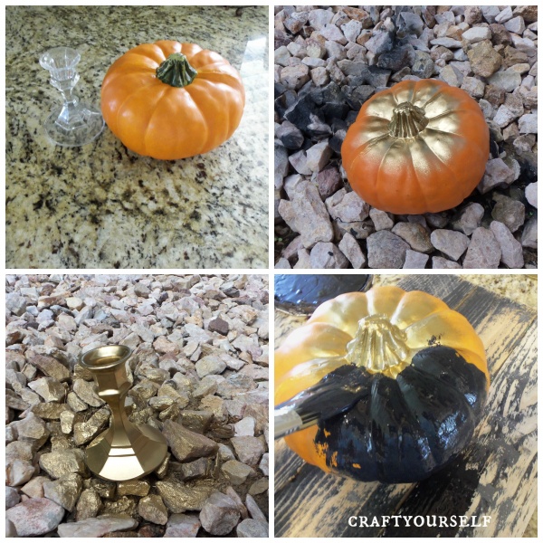 pumpkin pedastal makeover