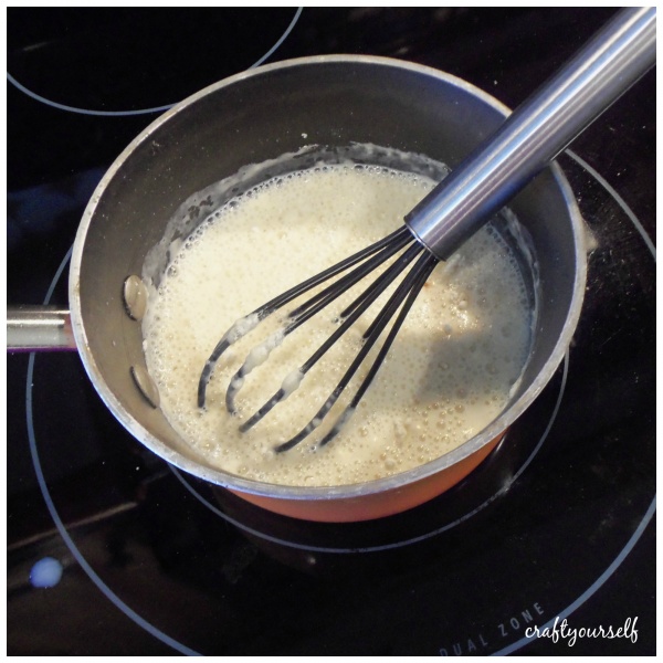 frosting milk and flour