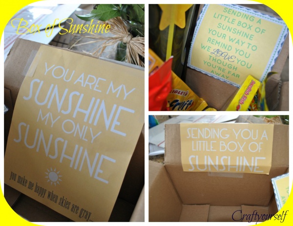 Sunshine box prints