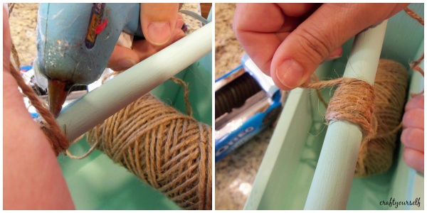 multi purpose caddy jute wrapping