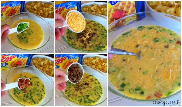 eggo add mix ins to eggs