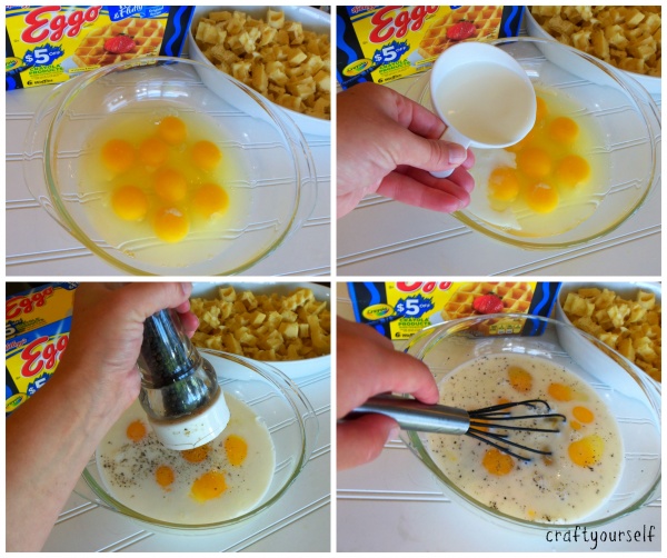 eggo mixing eggs