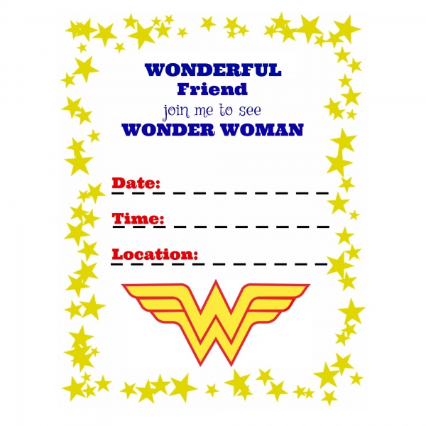 Wonderful friend invitation tag