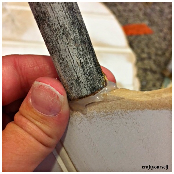 bead board pumpkin stem