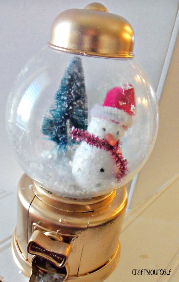 snow globe gum ball machine