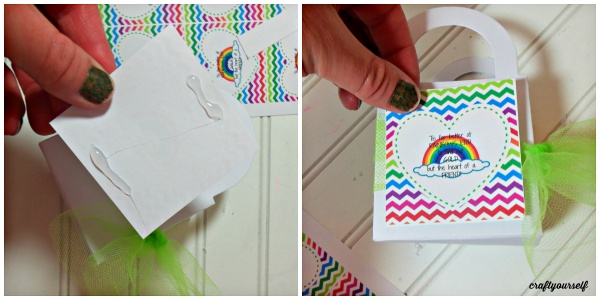 st patricks treat box tag