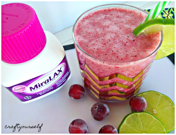 Lime Ricky Smoothie with MiraLAX