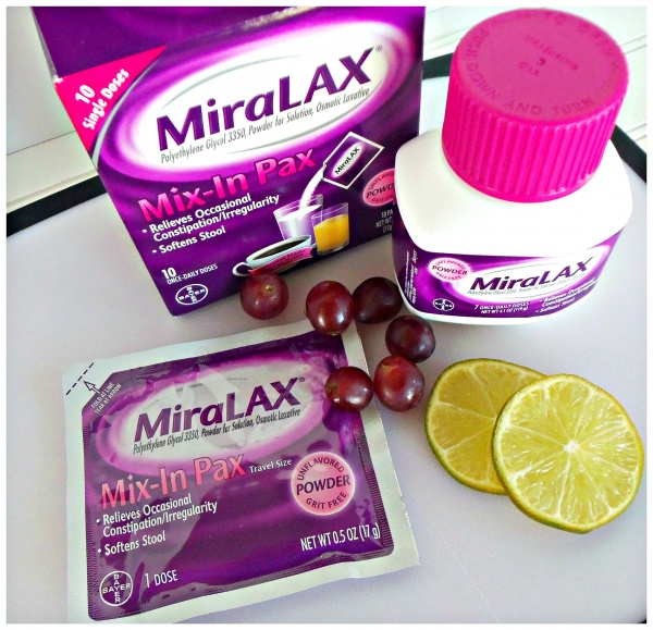 MiraLAX lime ricky smoothie