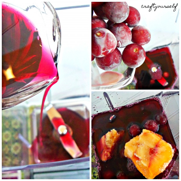 lime ricky smoothie juice and fruit