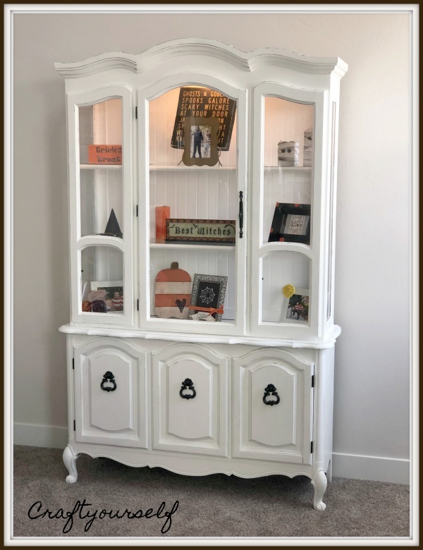 Finished Hutch with decor
