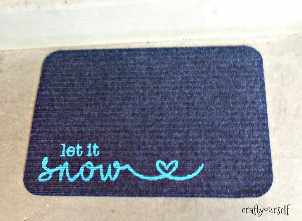doormat let it snow